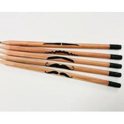 Pack of 5 Moustache Pencils