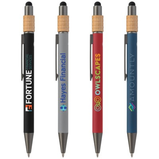 Reborn Spinner Recycled Aluminium Pen with Stylus