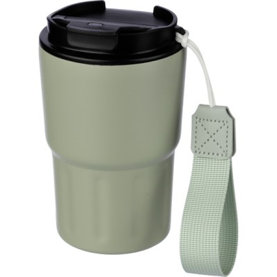 Stainless steel double walled travel mug (320ml)