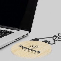 Essence Bamboo Wireless Charging Pad