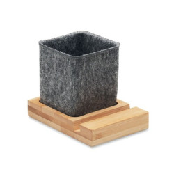 RPET Felt Pen Pot Phone Stand