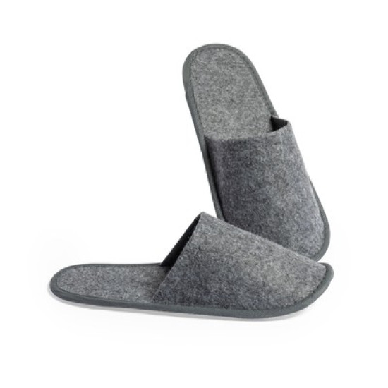 Pair of RPET Felt Slippers