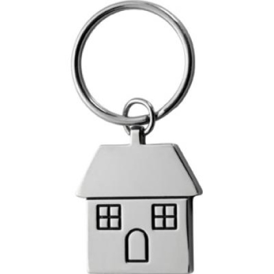 Metal, key holder, model 'house'.