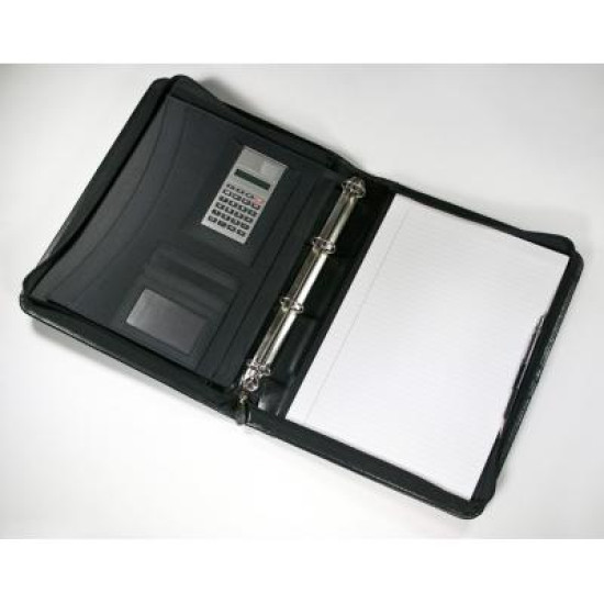 Warwick A4 Zipped Ring Binder Folder