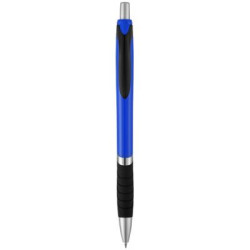 Turbo ballpoint pen with rubber grip