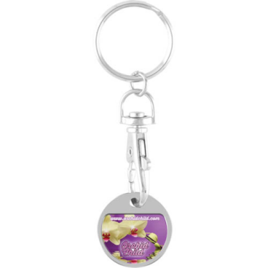 Trolley Coin Keychain