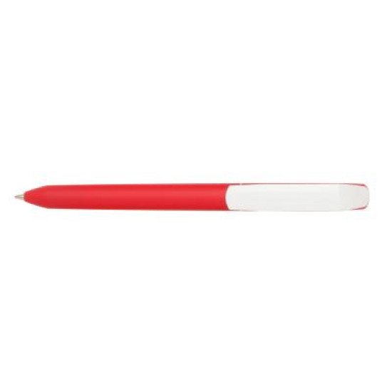 Pure Soft White Clip Ballpen