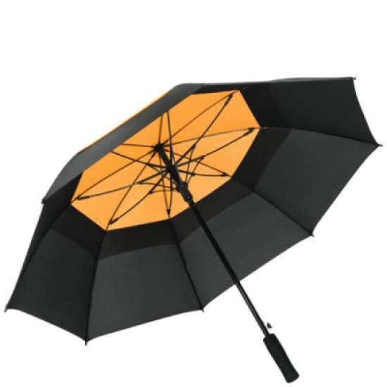 AC Midsize Fiberglass Fibermatic Vent Orange Umbrella