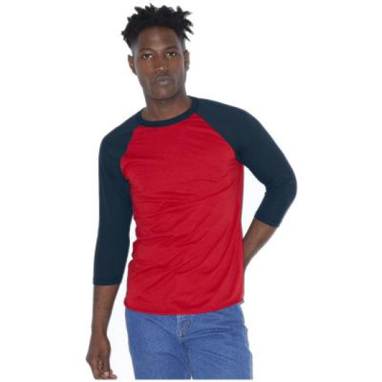 Three Quarter Sleeve Raglan Tee Shirt