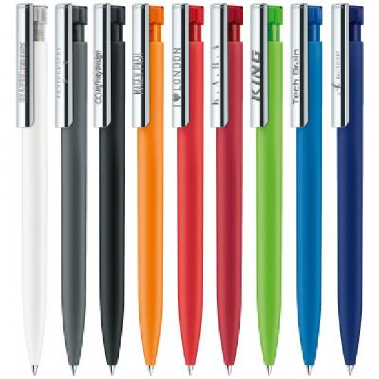 Senator Liberty Soft Touch Ballpen With Metal Clip