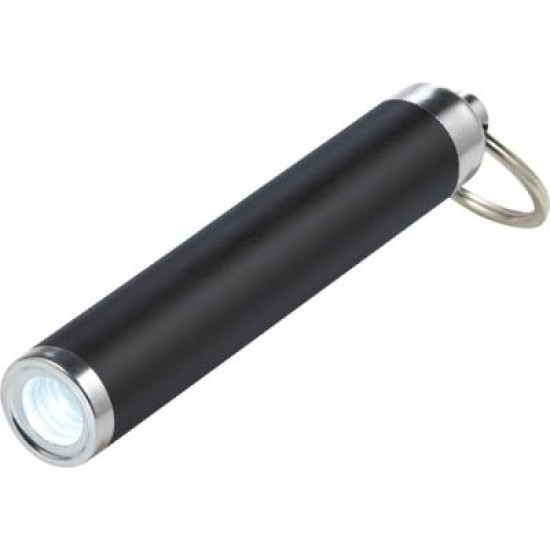 LED flashlight with key ring