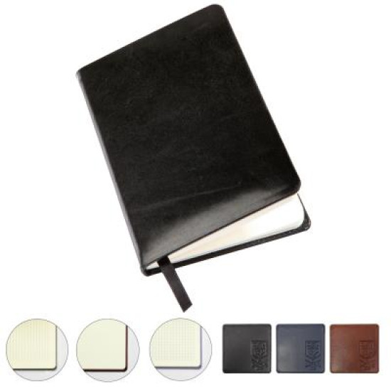 Sandringham Nappa Leather Pocket Casebound Notebook