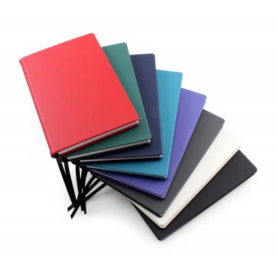 ELeather A5 Casebound Notebook with Recycled Paper