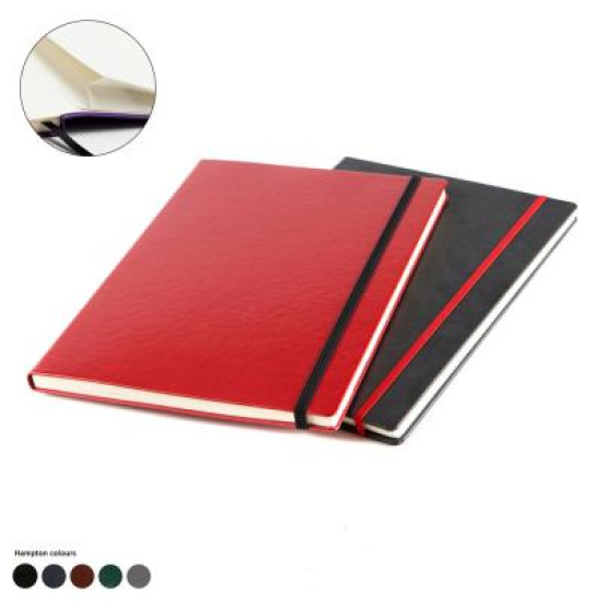 Hampton Leather A4 Casebound Notebook