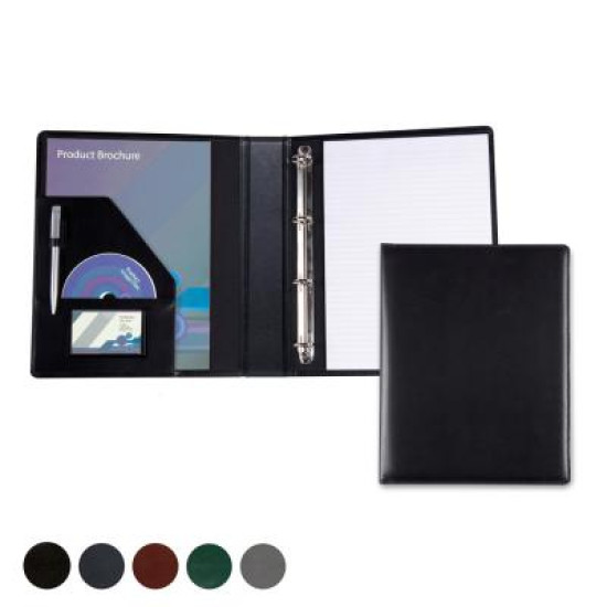 Hampton Leather A4 Ring Binder