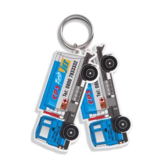 Recycled Lorry Shape Keyring