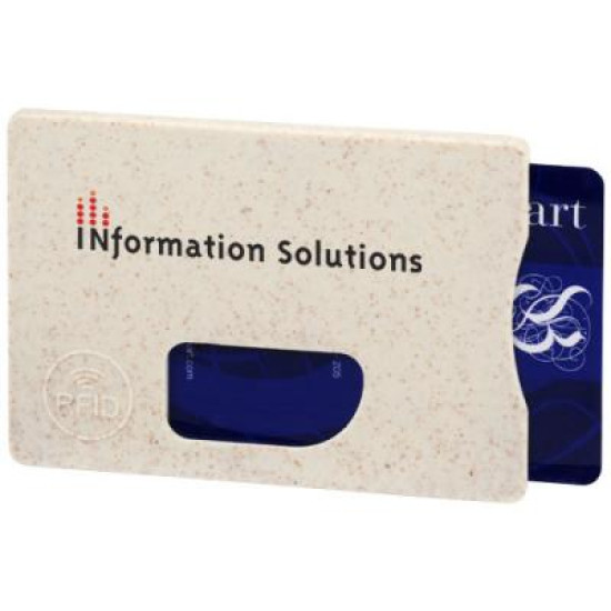 Straw RFID card holder