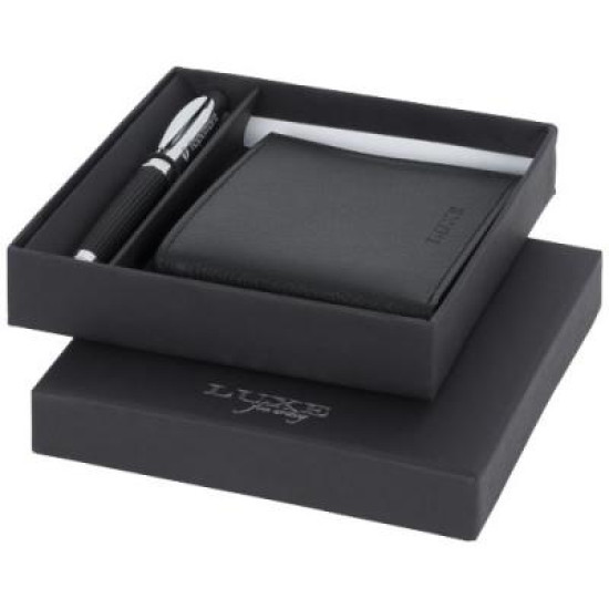 Baritone ballpoint pen and wallet gift set