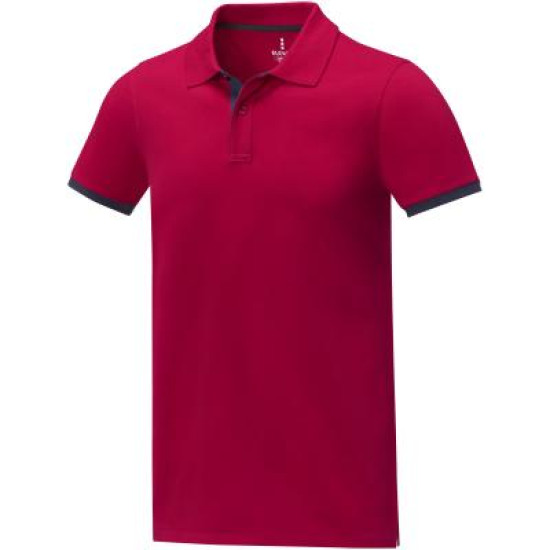 Morgan short sleeve men's duotone polo