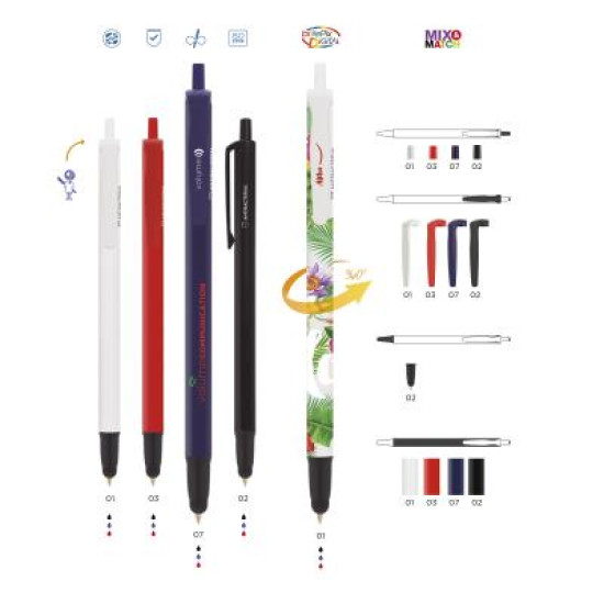 BIC® Clic Stic Stylus BGUARD™ Ballpen Screen Printing