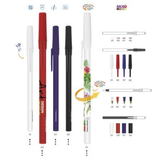 BIC® Round Stic® BGUARD™ Ballpen Screen Printing