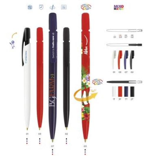 BIC® Media Clic BGUARD™ Antibacterial ballpen Antibacterial logo Digital