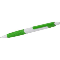 Plastic ballpen with rubber grip