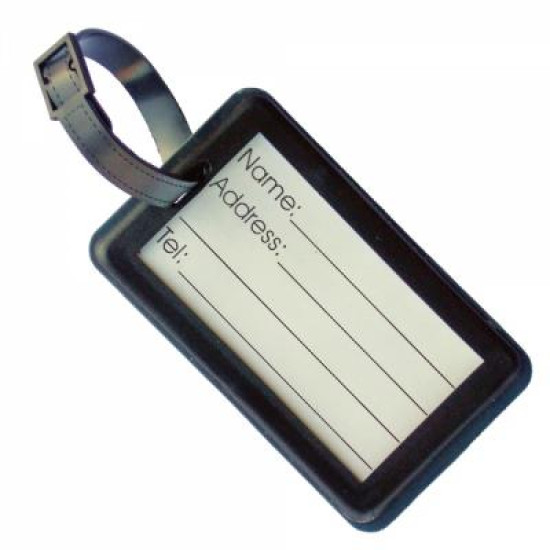 Soft PVC Luggage Tag (Medium: Rigid Frame)