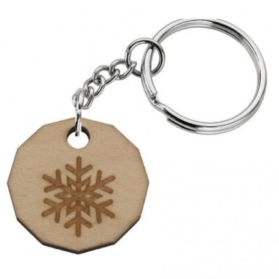 Wooden Keyring (20mm)