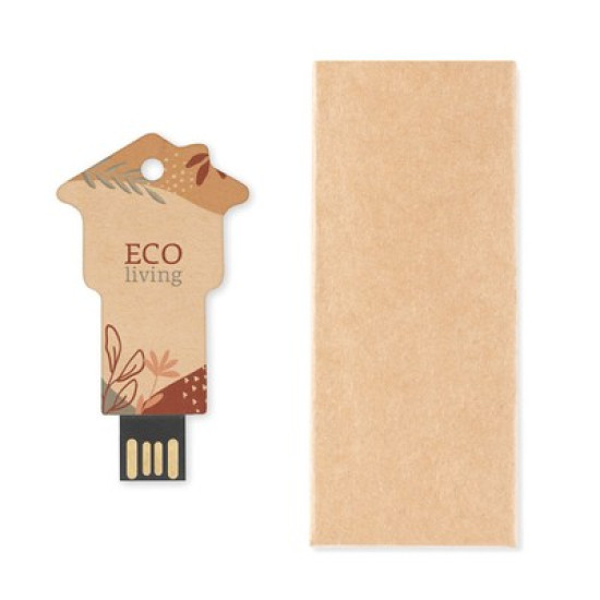 Paper house shaped USB Flash Drive