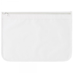 Nylon Document Wallets - All White