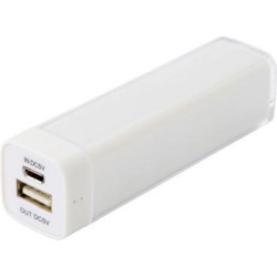 ABS power bank with 2200mAh Li-ion battery