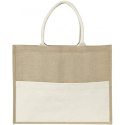 Jute bag with plastic backing