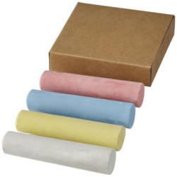 4-piece chalk set in natural box