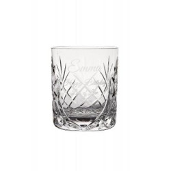 400ml Glencoe Lead Crystal Panel Whisky Tumbler