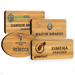 Bamboo Name Badges