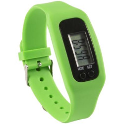 Pedometer with Silicone Wristband