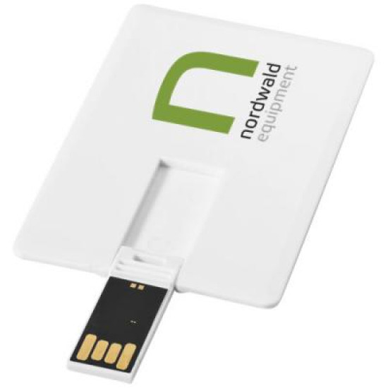 Slim card-shaped 2GB USB flash drive