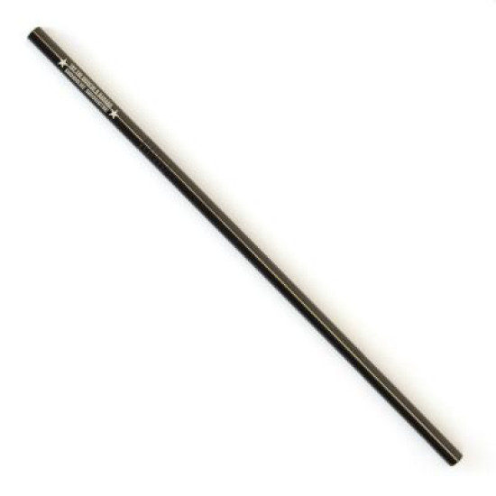 UK Stock Metal Straw Black