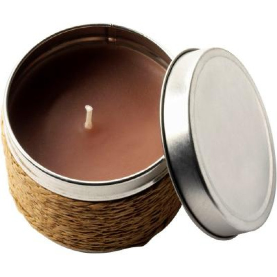 Fragranced candle in a tin