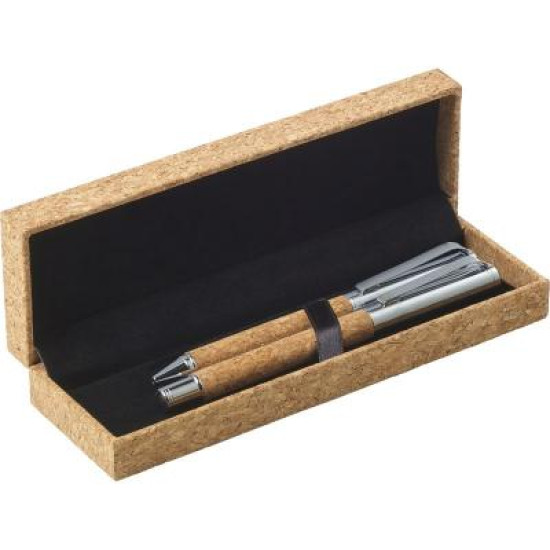 Cork writing set