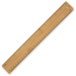 Bamboo Ruler 30cm/12inch