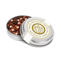 Caviar Tin - Chocolate Pearls