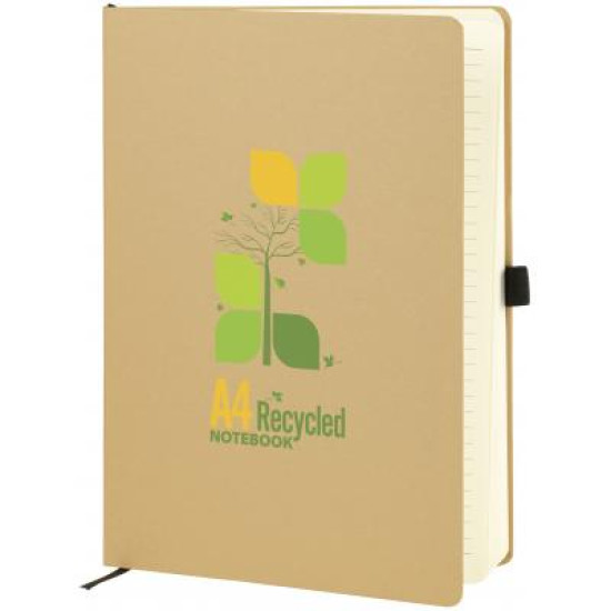 Broadstairs A4 Recycled Kraft Paper Notebook