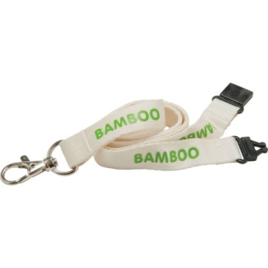 10mm Bamboo Lanyard - Natural col