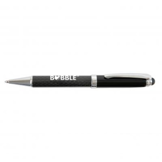 Carbon Fibre Soft Stylus Ball Pen