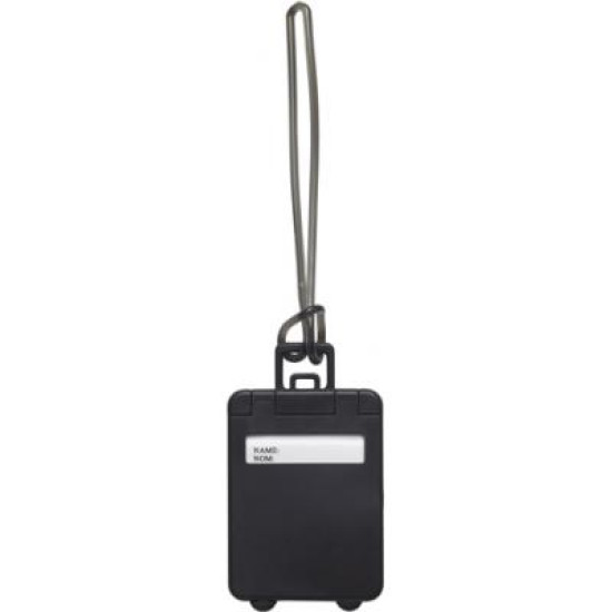 Plastic luggage tag