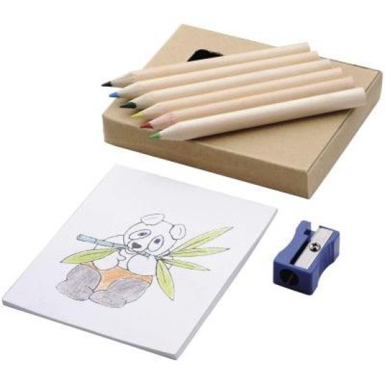 Streaks 8-piece colouring set