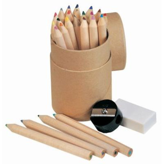 Woodby 26-piece coloured pencil set