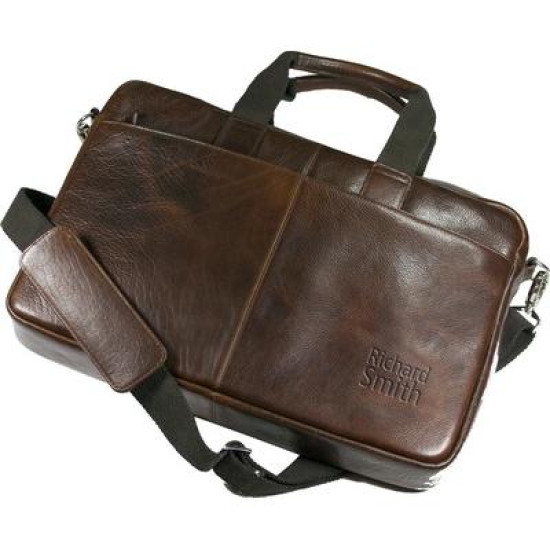 Ashbourne Full Hide Leather Laptop Bag